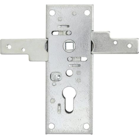 Serrure de porte de garage à fermeture horizontale 2 points pour cylindre européen - WSS