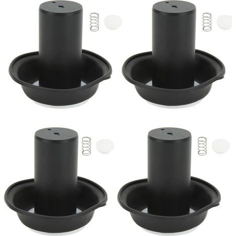 Carb Piston Vacuum Diaphragms Kit, 4sets Carburateur Vacuum Diaphragms Piston Kit Remplacement pour Vmax 1200 VMX1200 1985‑2007 (1/5)