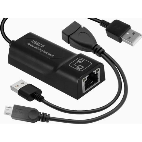 1 Câble adaptateur Ethernet LAN, Plug and play, Réduit latence et buffering, Pour Amazon Fire TV Stick Gen 2 3 4 (1/4)