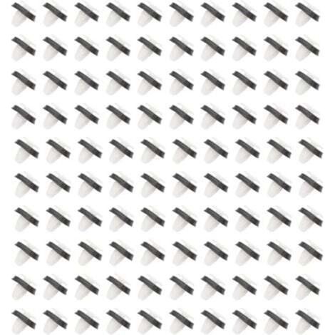 100pcs Agrafe Garniture Fixation Clip Panneau Joint Porte Pour Fiat Ducato 71728806,8565.43, 856543 avec Joint en Caoutchouc (1/5)