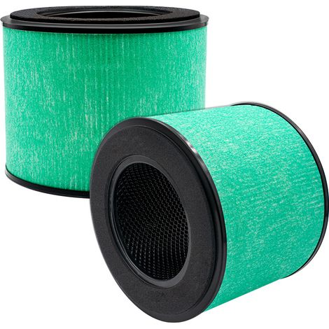 Lntyq Kompatibel mit PARTU BS-08 HEPA-Luftreiniger, H13 verbesserter HEPA-Ersatzfilter, Grün (2er-Pack) (1/5)