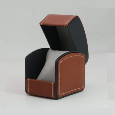 Boîte de rangement de bijoux Boîte de rangement de montre en cuir PU (1/5)