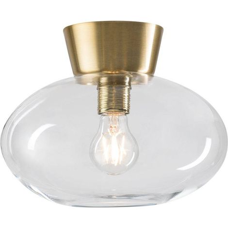 Belid Bullo - Plafonnier Globe à 1 Lumière, Laiton, E27