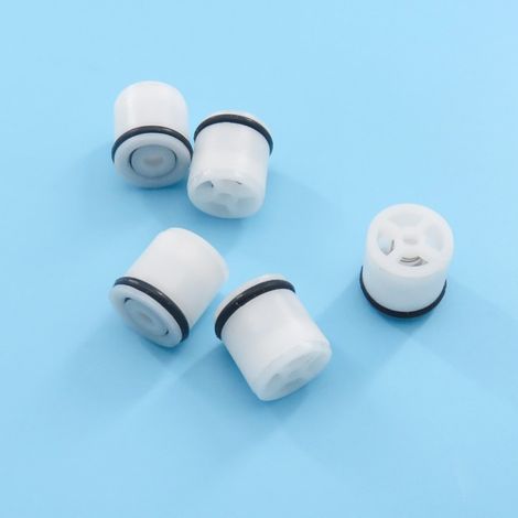 Robinets de plomberie de salle de bain, clapets anti-retour en plastique, clapets anti-retour de limitation de débit pour pommeaux de douche, clapets anti-retour pour chauffe-eau, vannes de compteur d (1/5)