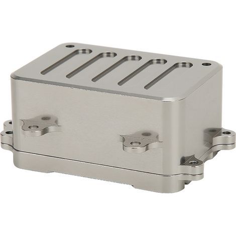 Boîtier récepteur métallique, pièces de rechange pour contrôleur de vitesse électronique (ESC) compatibles avec les voitures RC crawler SCX10 1/10. (1/5)