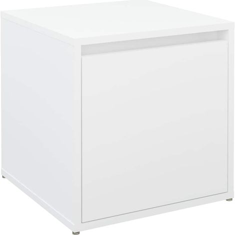 Maison Exclusive - Tiroir boîte Blanc 40,5x40x40 cm Bois d'ingénierie (1/5)