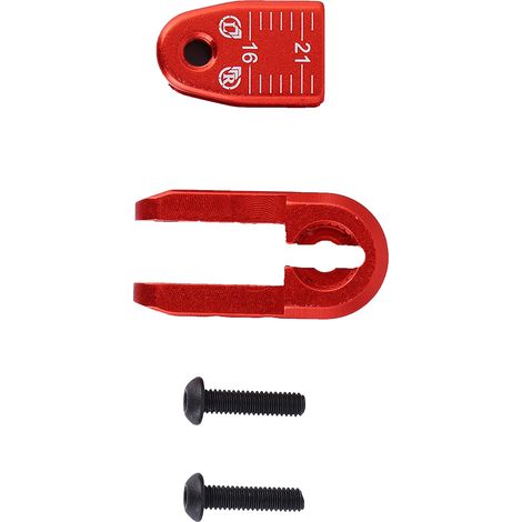 Bras De Direction Réglable En Alliage D'aluminium 25T Pour Voiture Rc 1/10 Rouge (1/5)
