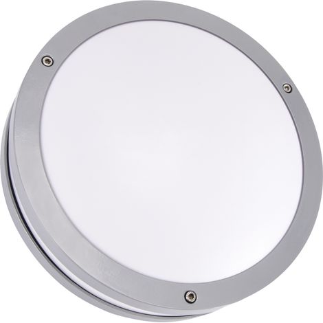 Lampada da parete, plafoniera con numero civico SOLINA LED C 7,5W 4100K IP54 grigio (1/2)