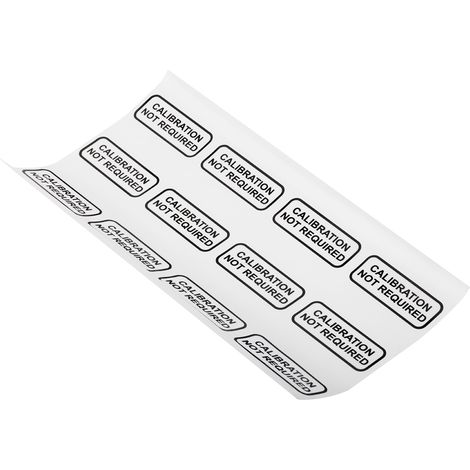 Etiquette adhésive pré-imprimée RS PRO Blanc, 120 par paquet ( Prix pour Sachet de 120 )