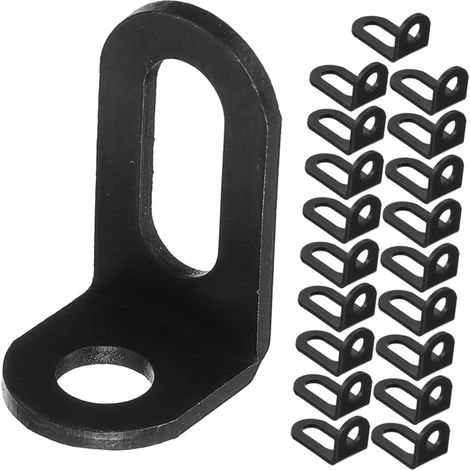 L Winkel aus kaltgewalztem Stahl 90 Grad kleine schwarze