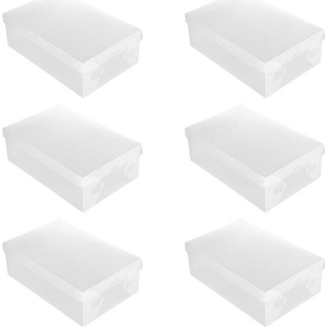 6 étagères à chaussures transparentes (1/3)