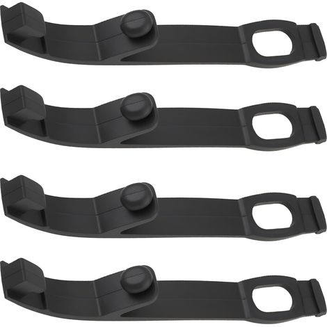 Lot de 4 Sangles en Caoutchouc pour Carénage de Phare de Moto Compatible avec Les Motos Double Usage Les Motos Tout-Terrain Et Les Roadsters (1/5)