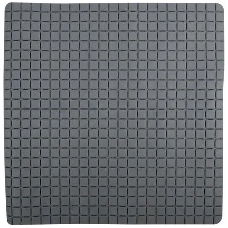 (Grau) QUADRO 54x54cm rutschfeste Duschmatte aus Gummi, Grau, MSV (1/5)