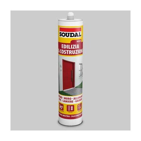 SILICONE MULTIUSO NEUTRO SOUDAL ML 300  Ml 300 bianco     SOUDAL
