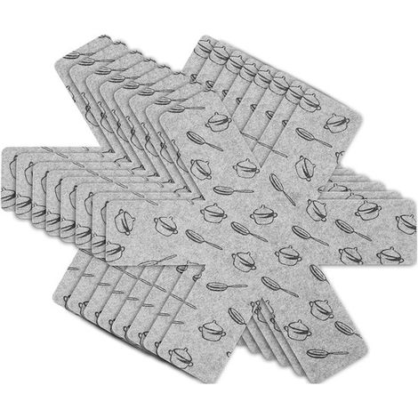 Alfombrillas resistentes al calor, protectores para sartenes, 38 cm (1/5)