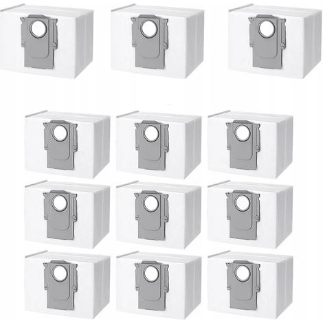 Set di Sacchetti per Aspirapolvere compatibile con Xiaomi Roborock S7 S8 Q5 Q7 Q8 – 1,8L, 4 Strati, Chiusura Automatica, Certificazione CE RoHS