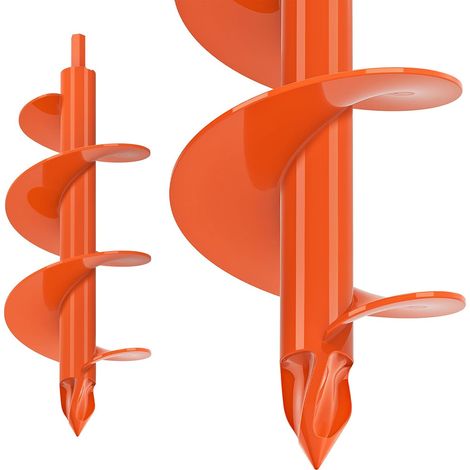 Tarière Jardin pour Mèche, 31x10cm Manuelle Outil Plantation Creuser de Trous Terre Sol Bulbes Arbre Spirale pour Faire Rapidement Trou Planter des Fleurs Arbustes, Convient L'Hexagone 10mm Foret de (1/5)