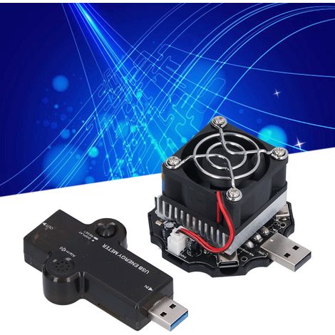 Testeur USB Bluetooth, ampèremètre et voltmètre de chargeur, testeur de capacité et de puissance de batterie externe, wattmètre CC (1/5)