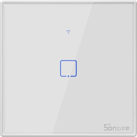 Touch light switch wifi + rf 433 sonoff t2 eu tx (1-gang) (1/3)