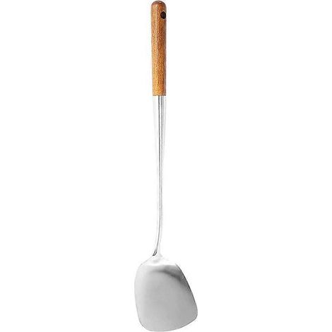 Spatule pour wok, spatule de 43 cm (17 pouces) en acier inoxydable (1/5)
