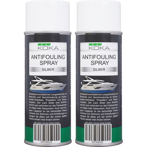 2x Antifouling Spray Silber (1/5)