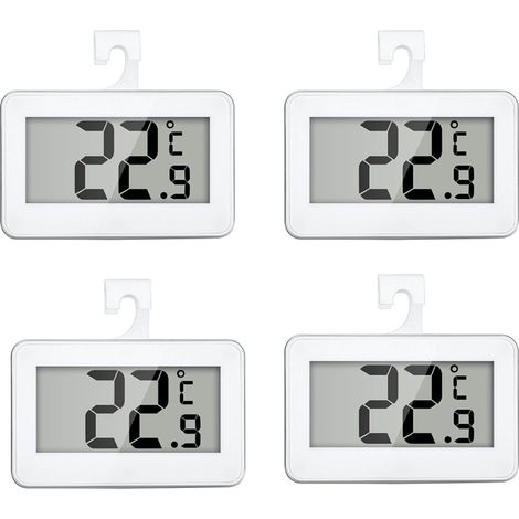 Thermomètre numérique étanche avec pour compartiment congélateur avec écran LCD facile à lireparfait pour une utilisation 160 (1/5)