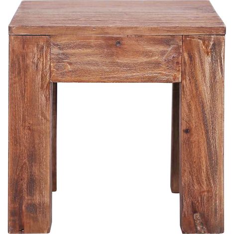 Maison Exclusive - Tavolino da Salotto 30x30x30 cm in Legno Massello di Mogano (1/5)