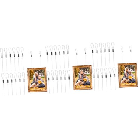 Lot de 36 fils suspension invisibles pour décoration intérieure, (1/5)
