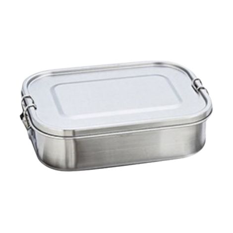 Boîte À Repas En Acier Inoxydable - Boîte À Déjeuner Étanche Avec Compartiments - Pour Bureau École Extérieur - Lot De 2 (1/5)