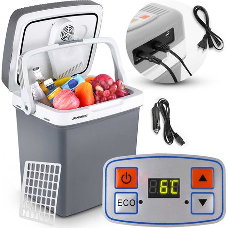 Frigorifero portatile Berdsen Icemax da 26 litri, modalità ECO.
