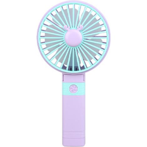 1 Ventilateur de table, portable, batterie rechargeable USB, vitesses réglables, bureau, voyage, intérieur (1/5)