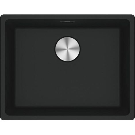 Franke Einbaubecken Maris MRG 210-52 Fragranit flächenbündig einbaubar, Black Matt, Handbedienung (1/3)