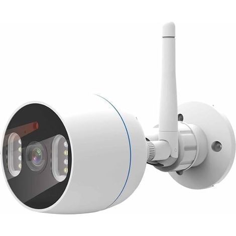 Caméra extérieure 1080p 2MP avec Vision Nocturne en Couleur, idéale pour la Surveillance et la sécurité en extérieur.