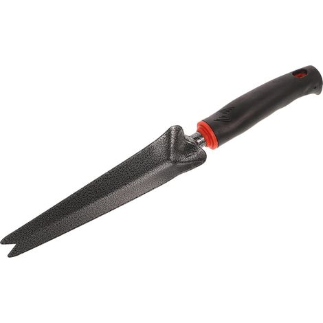 Désherbeur à Main Fourchu Acier Au Pelle De Jardin avec Manche Bois Extracteur De Mauvaises Plantes Pratique (1/5)