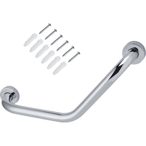 Maniglione di supporto per doccia, vasca da bagno, portasciugamani, bagno in acciaio inox SUS304 per anziani/donne in gravidanza, 135° (1/5)