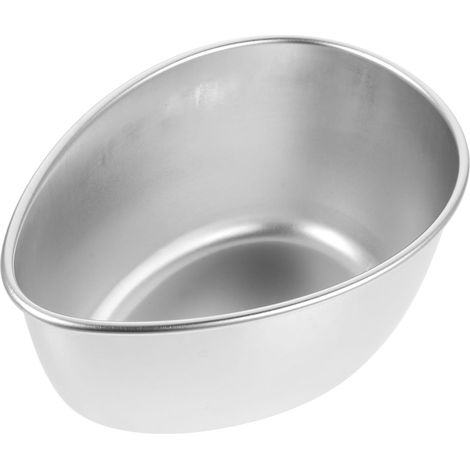 Moule à œuf vapeur en acier inoxydable, plat à cake, récipient pour quiche, moule à tarte et cheesecake, casserole de cuisson à l'eau, 6 pièces (1/5)