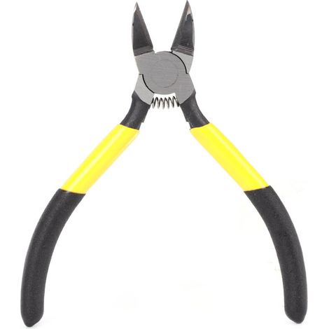 Pince Diagonale - Acier Haut Carbone - 5 Pouces - Pour Plastique Fil De Fer Cuivre - 1 Pièce (1/5)