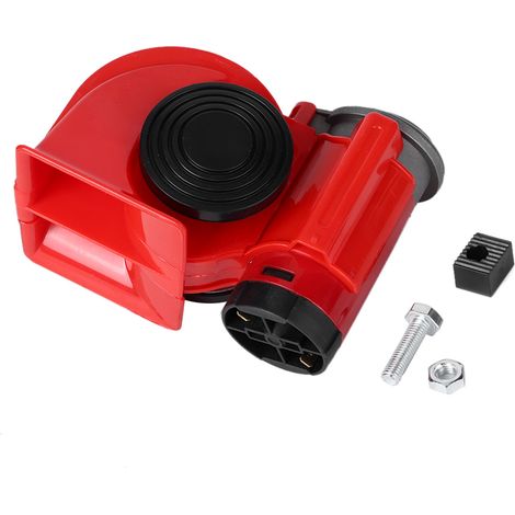 12V 120dB Avertisseur Sonore Compact Trompe Escargot Klaxon Auto Moto Puissant (1/5)