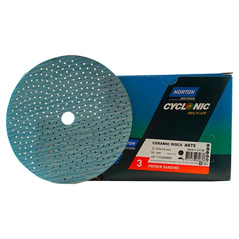 NORTON DISCHI CYCLONYC SALMONE DIAMETRO 150 MM PEZZI 50