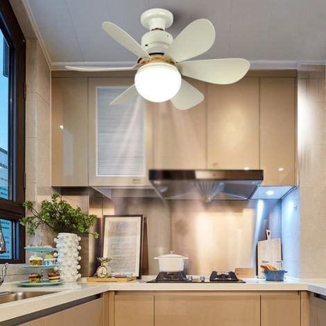 Deckenventilator mit dimmbarer 30-W-E27-Glühbirne – Fernbedienung, 3 Geschwindigkeitsstufen, Timer (1/5)
