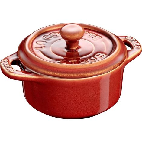 Mini Cocotte 10 cm Cuivre Antique en Céramique (1/3)