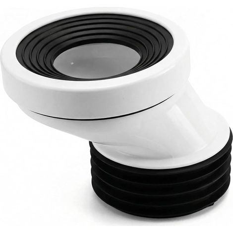 Connecteur de Cuvette de WC Décalé 50 mm, Accordement pour WC à Sortie Verticale