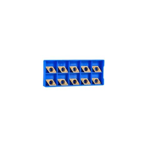 Coffret de 10 lames inserts rotatifs en carbure Forme losange DCMT11T304-HM YBC251 Usinage acier et inox Durabilité accrue (1/5)
