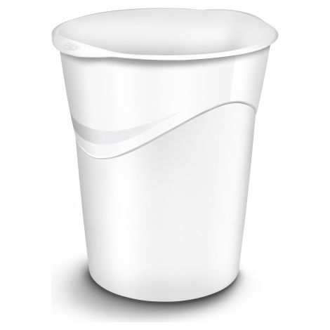 PAPELERA PLASTICO CEP BLANCO 14 LITROS