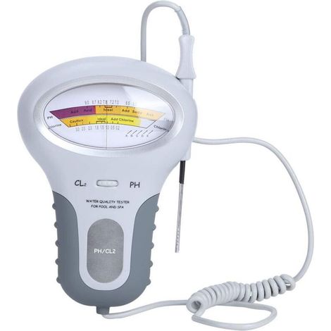 Qualité Eau Testeur,Portable Numérique Moniteur,Ph Eau Testeur Analyse Chlore Piscine Kit Test (1/5)
