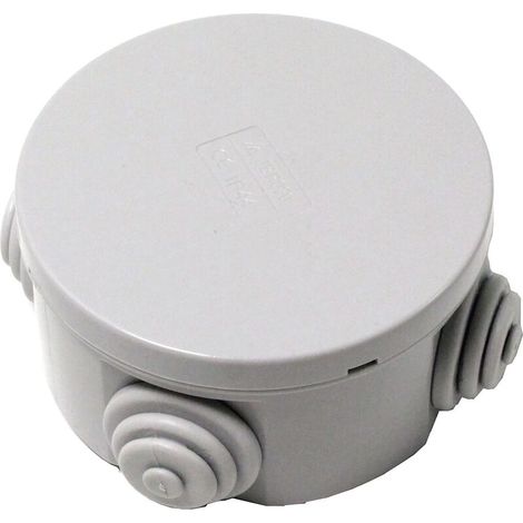 Boîtier étanche avec surface ronde IP44 80x36mm (1/4)