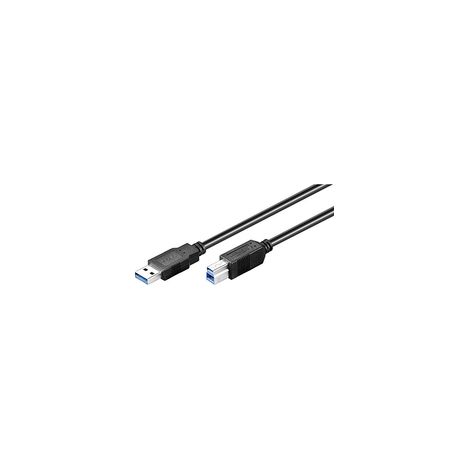 EW-100103-010-N-P cable USB 1 m USB 3.2 Gen 1 (3.1 Gen 1) USB A USB B Negro
