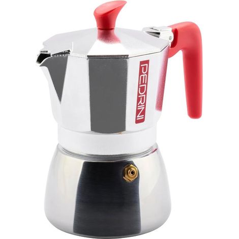 Macchinetta Caffè Caffettiera Moka Aroma anche Induzione 2 Tazze (1/2)