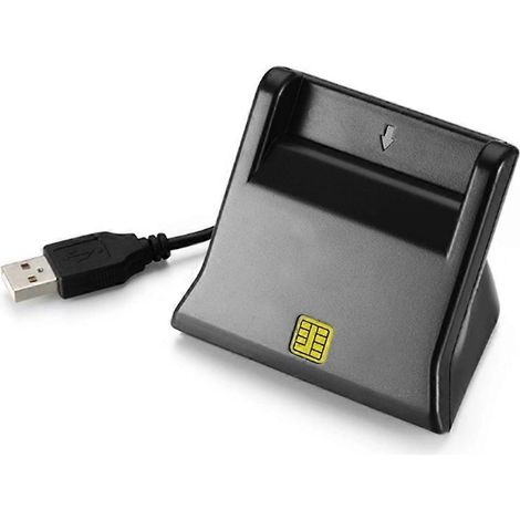 TF6 Smartcard-Lesegerät mit USB 2.0-Schnittstelle: SIM-Karte, Personalausweis, Smartcard, CAC-Bankkarte (1/5)