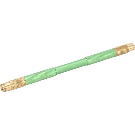 Universeller, rutschfester Schabergriff aus Aluminium mit ergonomischem Doppelkopf und Messingverschluss, cyan, vielseitiges Reinigungswerkzeug (1/5)